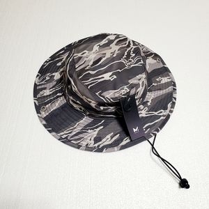 Mission Instant Cooling Bucket Hat, UPF 50 Sun Protection, Matrix Camo Silver